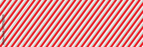 red and white diagonal stripe pattern for candy cane christmas and festive design backgrounds