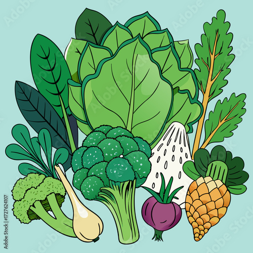 vegetables and fruits