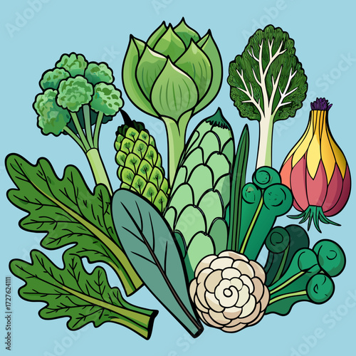 vector illustration of a plant