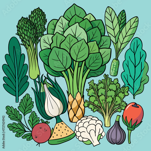 vegetables and fruit