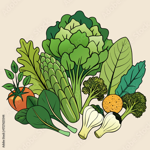 vector illustration of a plant