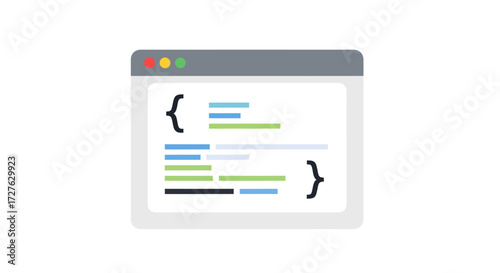 Web Browser Window Displaying Code Snippet.