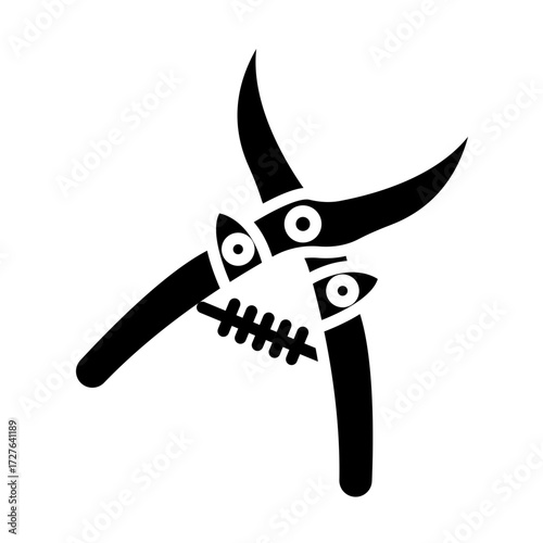 Pruning Shears Vector Icon