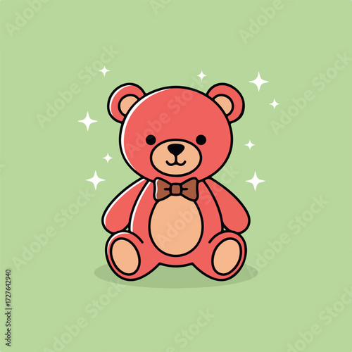 Simple Cute Single Toy Illustration

