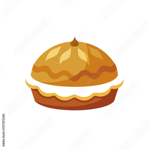 tourte biche vector  duxelle  dome  fill  crust  w