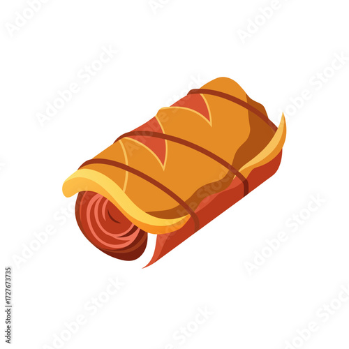 filet boeuf cro te vector  layer  wrap  tender  wh