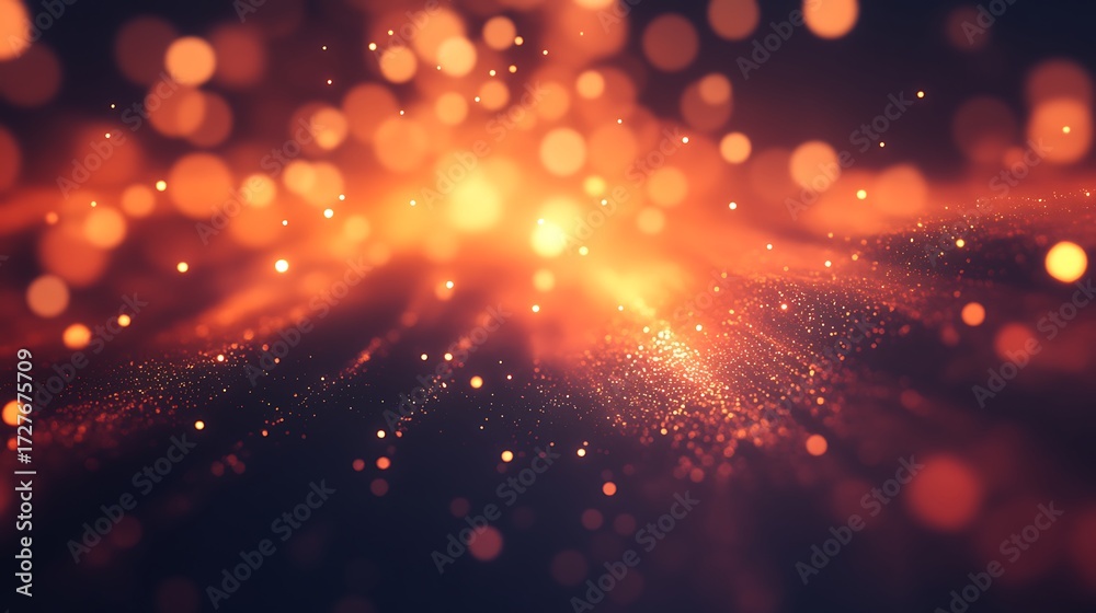 Fototapeta premium Vibrant space artwork with glowing galaxy star patterns high resolution picture