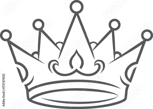 Elegant Crown Illustration