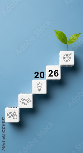 Concept of goals, strategy, and sustainable growth for the year 2026