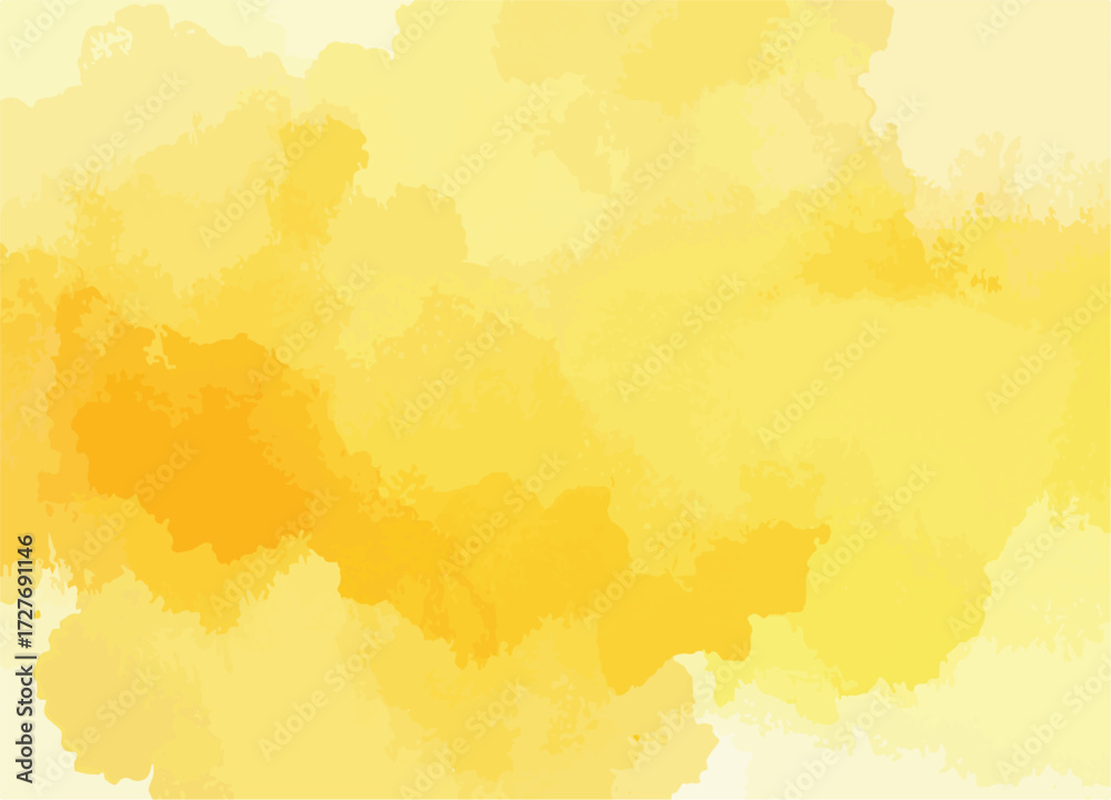 Obraz premium Vibrant warm watercolor texture with soft splatters