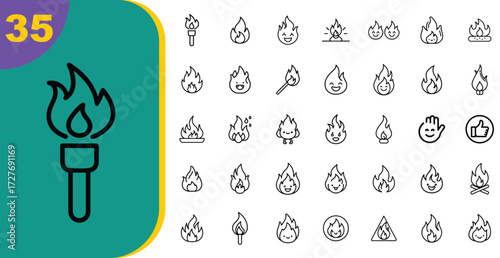 Collection of diverse emoji and reaction icons for digital communication
