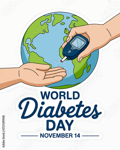 World Diabetes Day November 14th Health Awareness and Prevention Global Campaign to Combat Diabetes and Promote Healthy Lifestyles