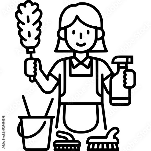 Housekeeper Icon