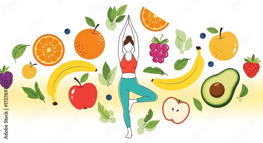 Obraz premium Healthy Lifestyle Design.