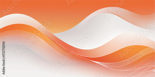 Colorful abstract background with flowing wave lines, a vector design illustration ideal for a banner or wallpaper