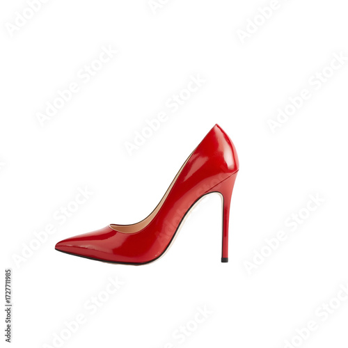 red high heels shoes