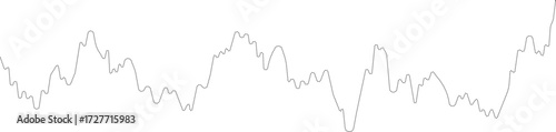 Rounded dotted line graph displaying a side trend with graphical representation of market data.