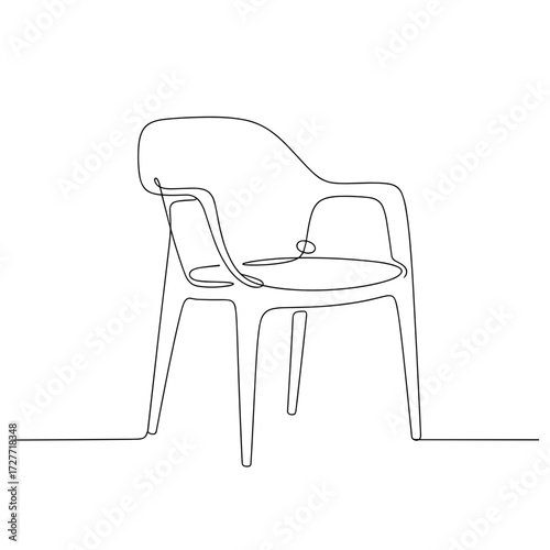 A modern wooden dining chair on a transparent background for interior use.