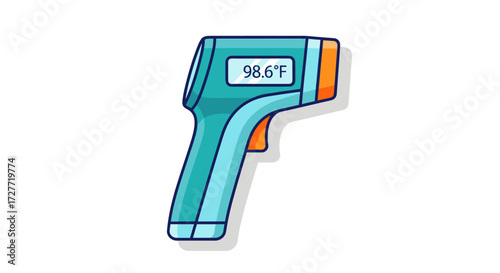 Digital Infrared Thermometer Displaying 986 Degrees Fahrenheit.