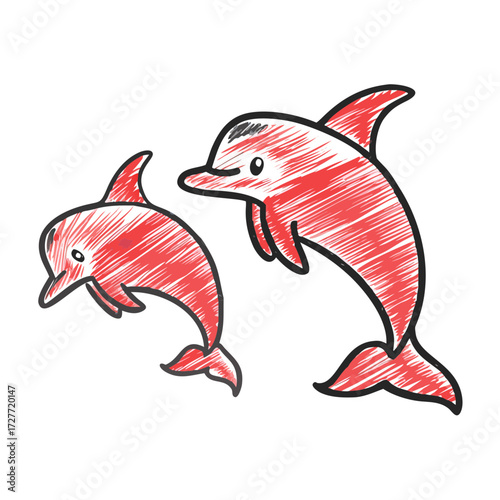 vector illustration of a fish