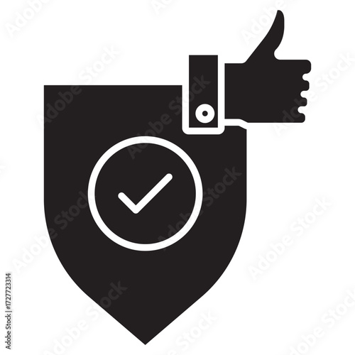 Reliable Icon, The Strength of Reliability, Building Trust Through Dependability, Reliable Foundations for Success, Consistency that Creates Confidence, vector