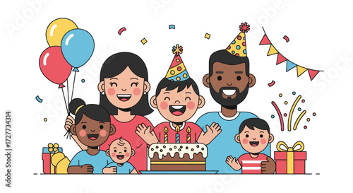 Set of vector illustrations showing diverse male barbers cutting and styling mens hair with various tools.