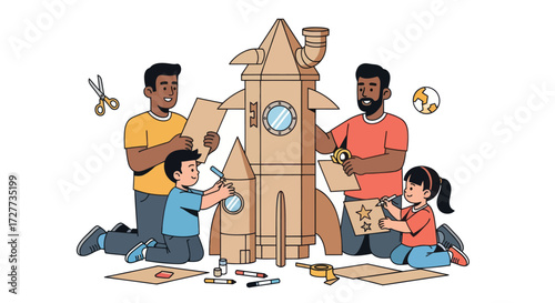 Diverse Group of Mechanics Working on Car Tires and Maintenance Equipment.