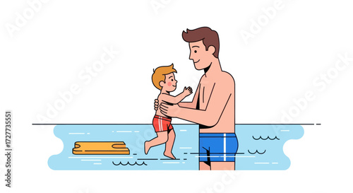 Cartoon Farmers in Various Gardening Activities Set of Six.