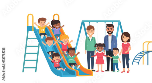 Diverse Cartoon Pilots and Airline Crew Characters with Sunglasses.