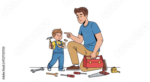 Diverse Cartoon Airline Crew Characters in Various Poses.