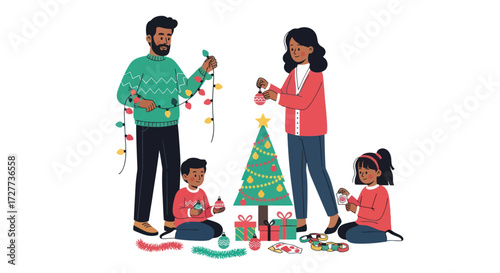 Diverse Scientists with Colorful Test Tubes.