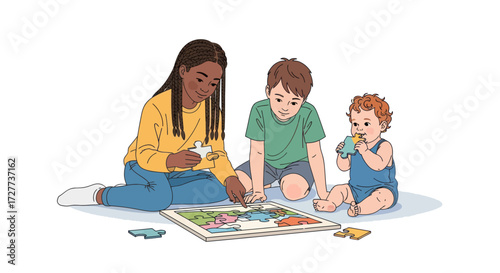 Diverse Stylists and Clients Enjoying Hair Drying Services.