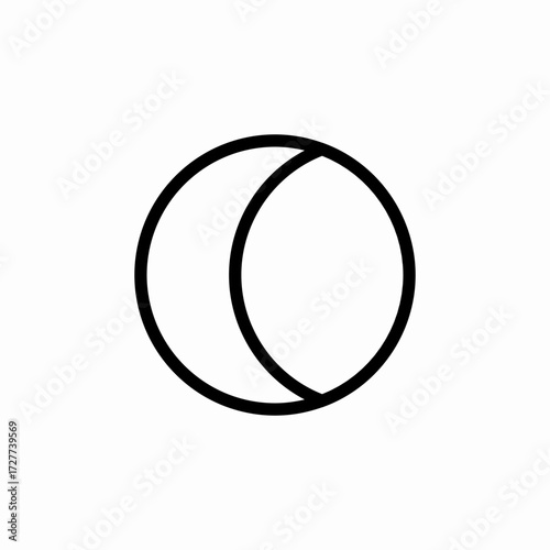 solar eclipse icon sign vector