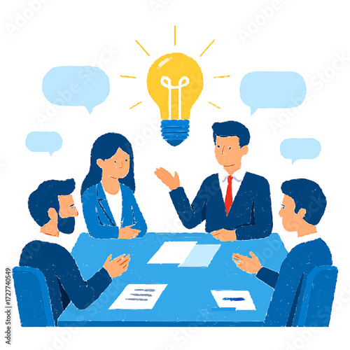 business man with idea