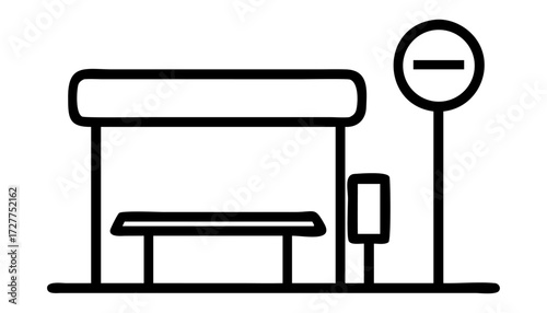 A vectorized set of furniture icons featuring a chair, sofa, and table illustration