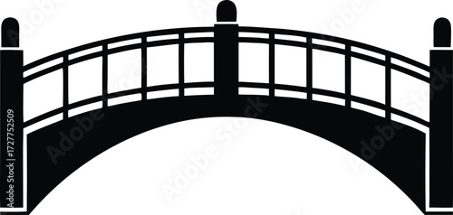 bridge design, architecture symbol
