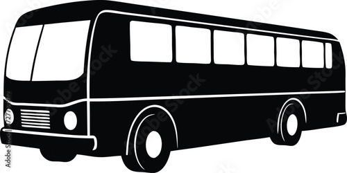 bus design, commute symbol
