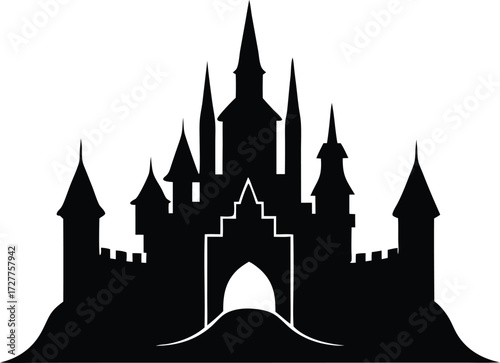 castle design, royal symbol
