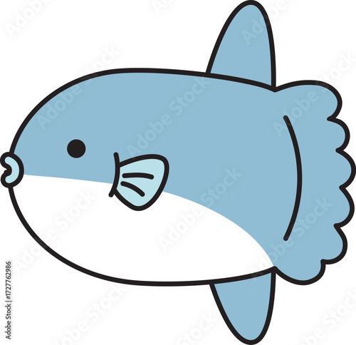 The ocean sunfish Mola mola is the heaviest bony fish in the world icon.