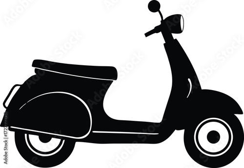 scooter design, transport symbol
