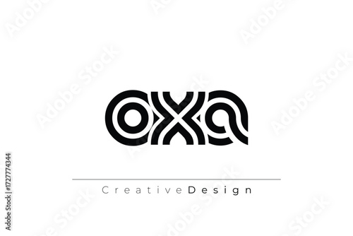OXA Creative Unique Modern Letter Logo Design