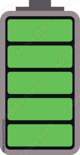 Battery charge level indicator. Charge battery level icon