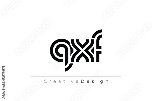 Wallpaper Mural QXF Creative Unique Modern Letter Logo Design Torontodigital.ca