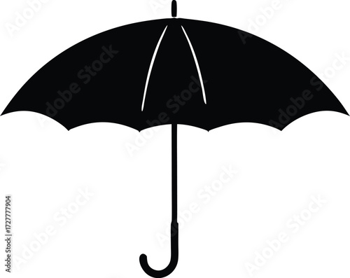 umbrella illustration, weather icon
