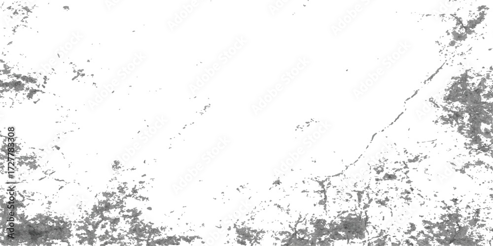 Obraz premium An abstract black ink splatter grunge texture with a dirty paint drop pattern for a vector art background design