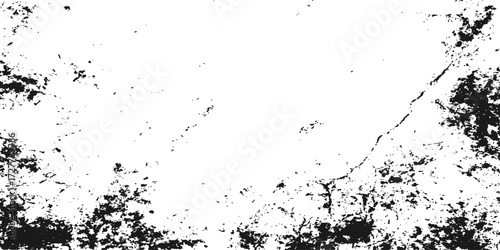 Black ink splatter paint grunge texture illustration with a liquid splash drop pattern for abstract design