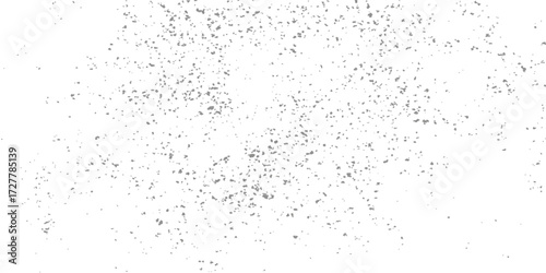 Black ink splat and paint on a dirty glass surface with a grunge texture pattern