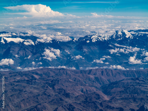 Wallpaper Mural the Andes view near Arequipa on the flight from Arequipa to Cuzco with Altiplano view Torontodigital.ca