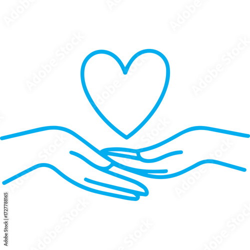 Gentle hands cradle a radiant heart symbolizing compassion love and support for health and wellness initiatives and charitable causes