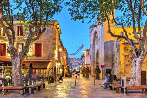 Evening in Aigues-Mortes, Occitanie, France